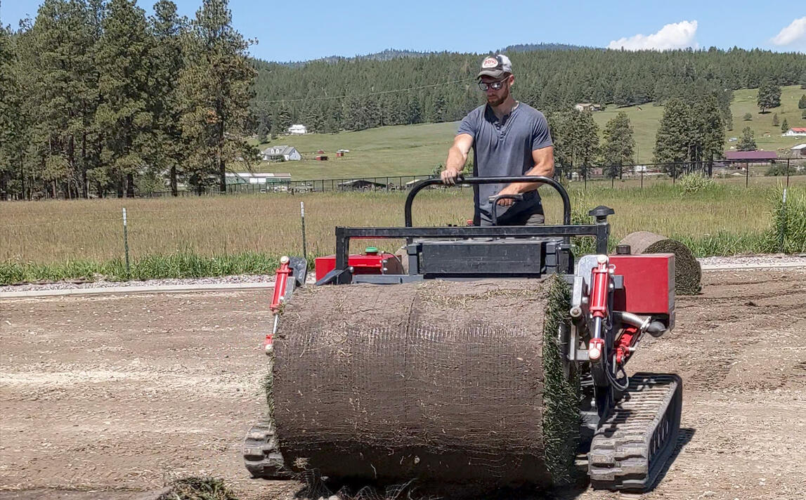 Sod rolling Sod rolling